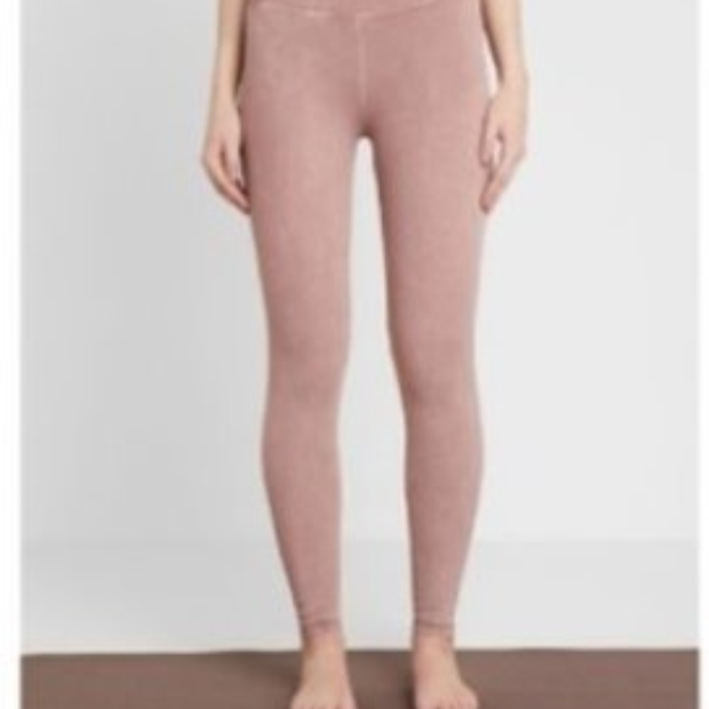 NWOT Free People Movement Taupe/Pink Leggings